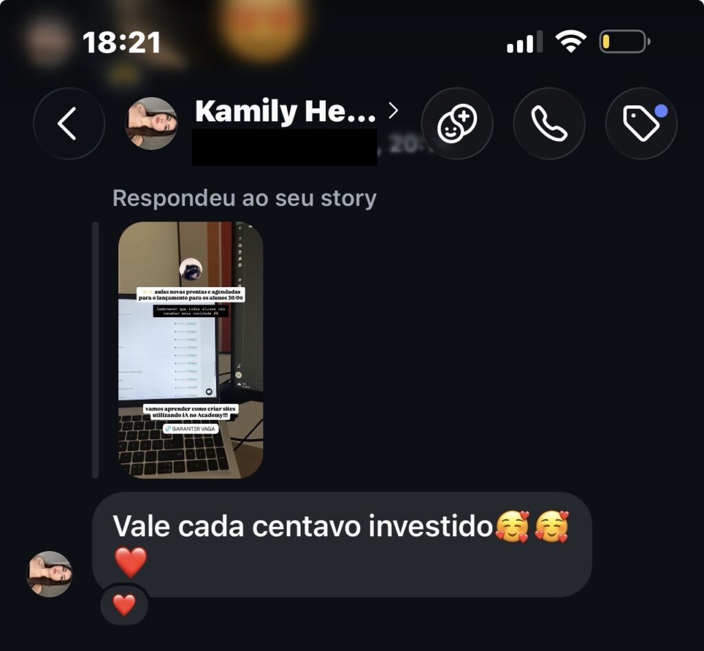 Depoimento de aluno do Yukie Academy